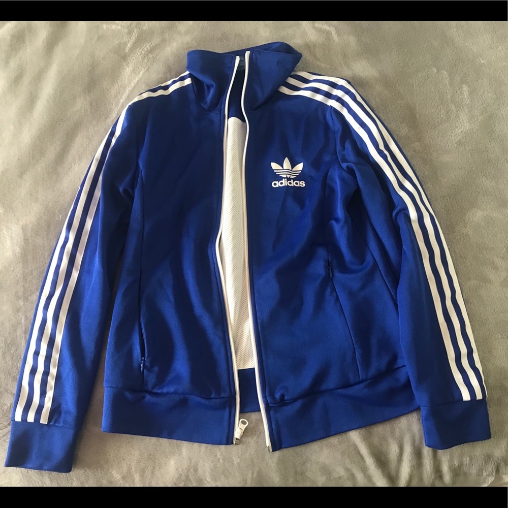 Blue Adidas Track Jacket